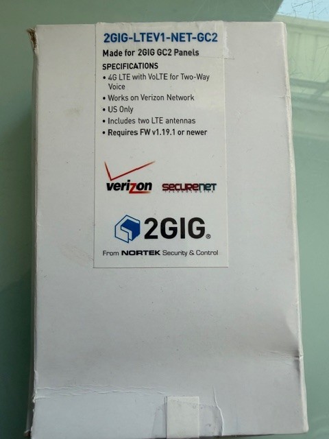 2Gig Alarm communicator 4G LTE Cell Radio with SecureNet 2GIG-LTEV1-NET-GC2 gallery