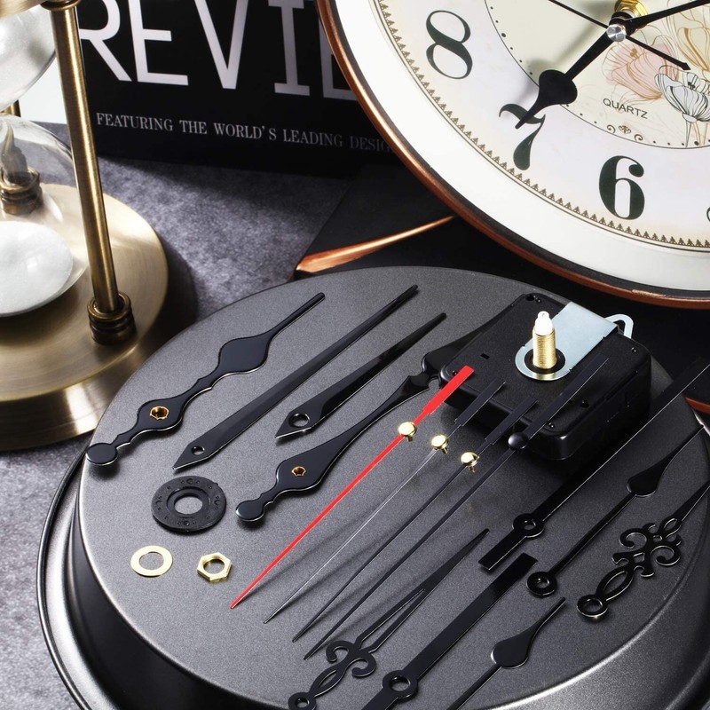 DIY Clock Movement Quartz Mechanism Wall Replacement Repair Tool Parts Hands Kit gallery