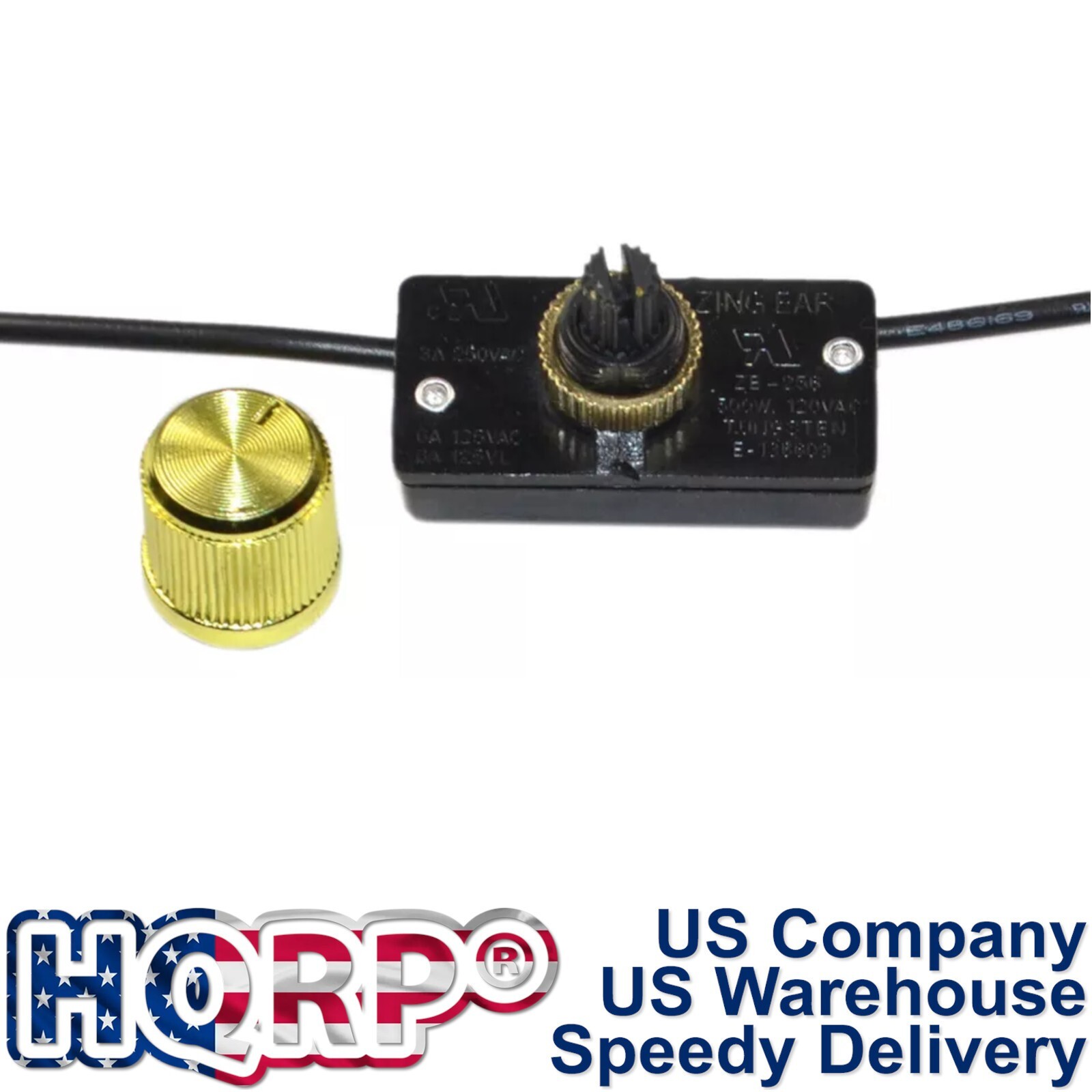 Hi-Lo-Off Universal Incandescent Rotary Light Lamp Switch 6A 125V gallery