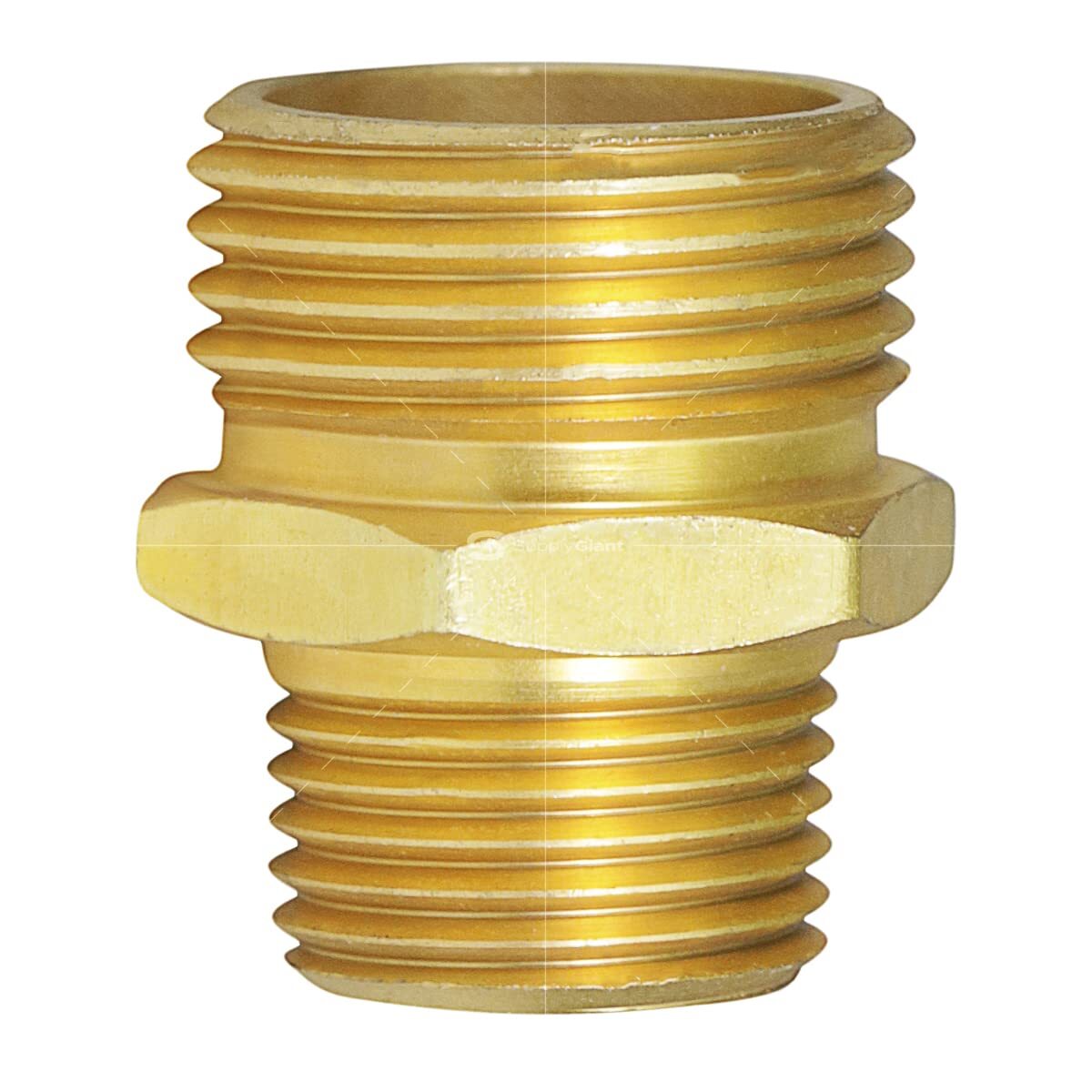 Garden Hose Adapter, 3/4" MH x 1/2" MIP (Tapped 1/2" FIP) Brass 10 Pack325291436 gallery
