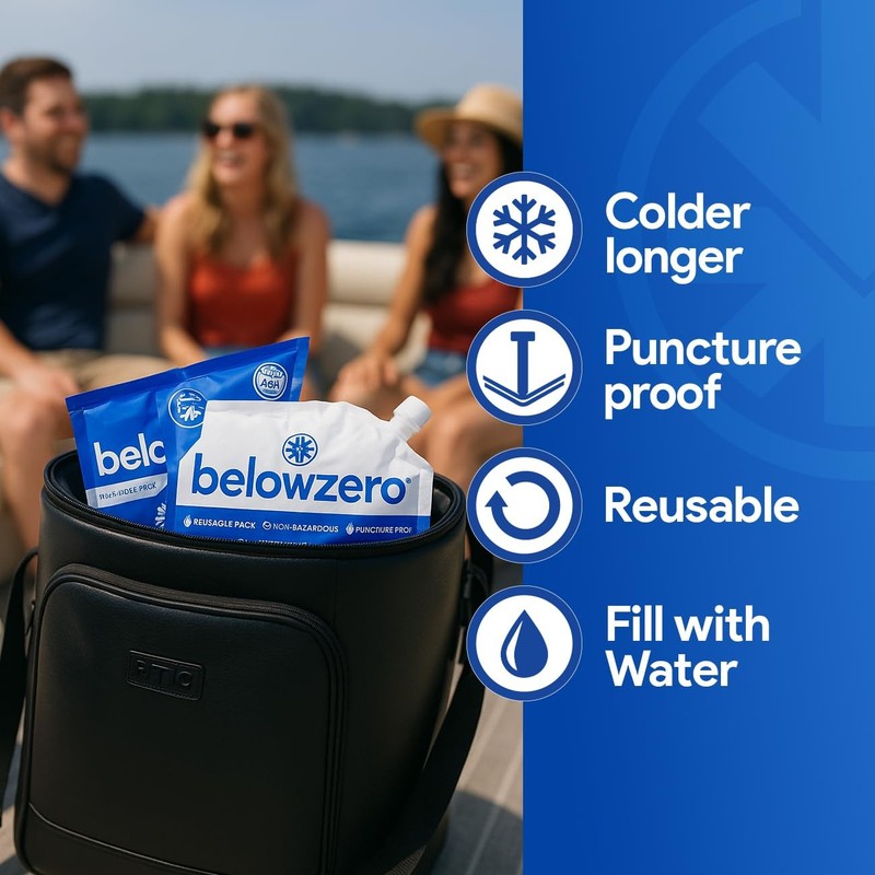 Best Below Zero Reusable Ice Packs for Coolers Long Lasting Cooler Pack Blocks gallery