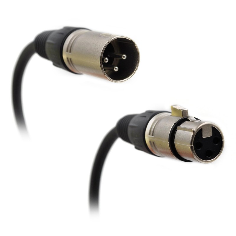 (4-Pack) 50 Foot, XLR Microphone Cable 3-pin XLR Speaker Cable Male to Female... gallery