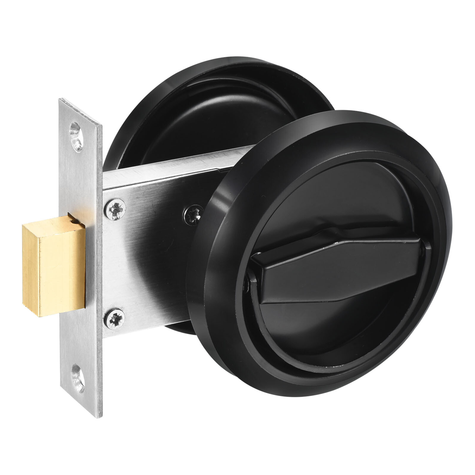 Round Recessed Door Lock Stainless Steel Hidden Cup Door Handle gallery