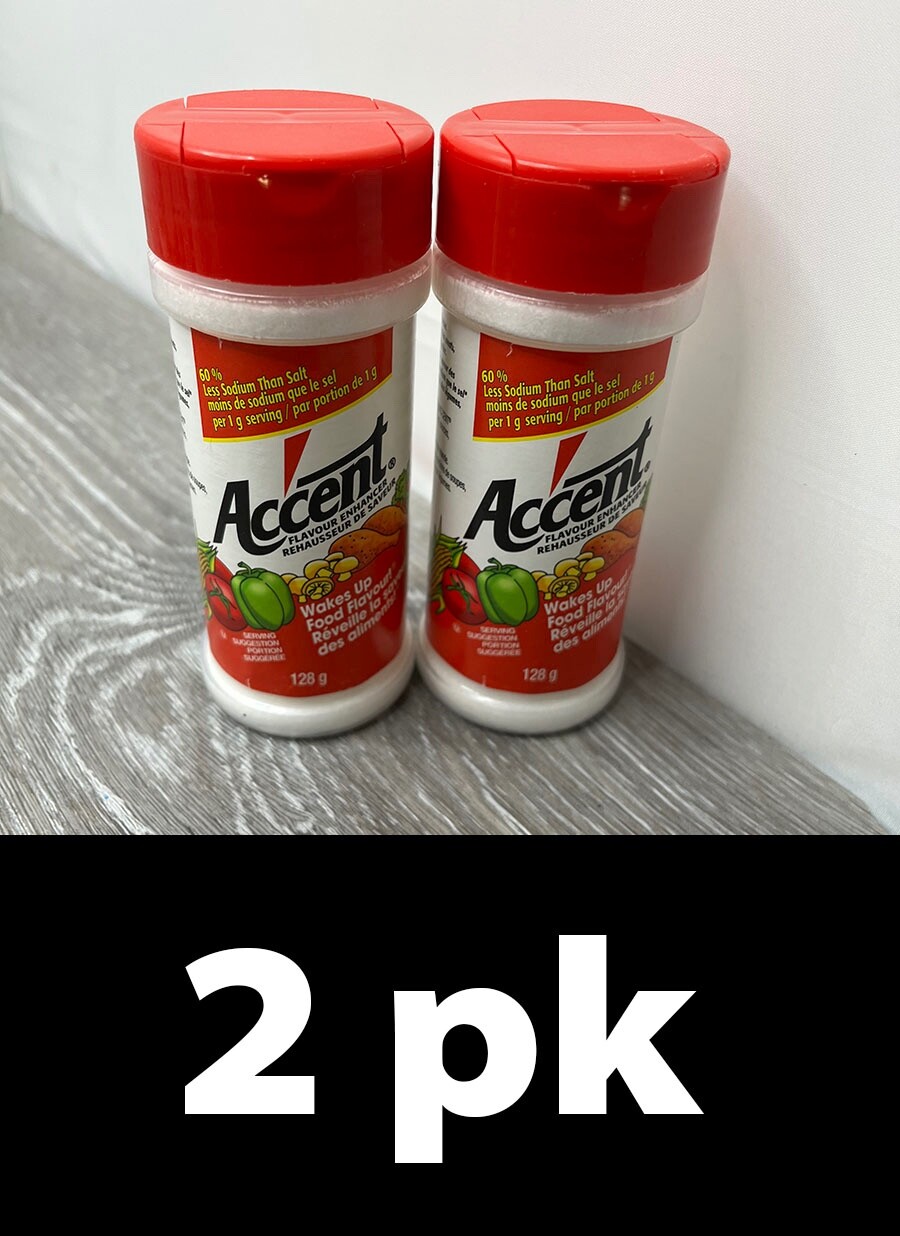 2pk Accent Flavour Enhancer, 60% Less Sodium than Salt, 4.52 oz each BB 7/27 d20 gallery