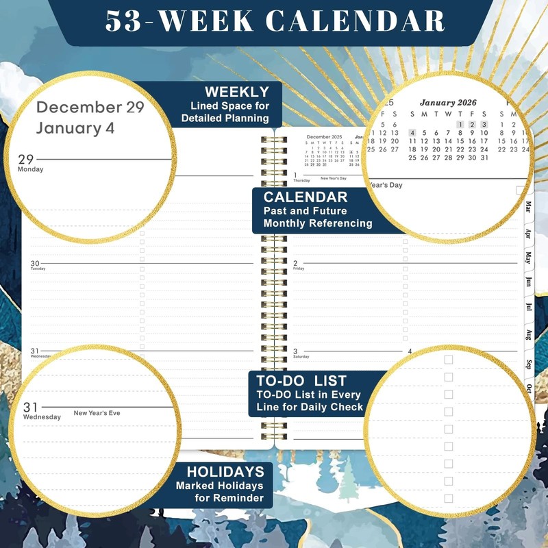 2026 Planner - JAN 2026 - DEC 2026, Planner 2026, 8'' x 10'', 2026 Planners W... gallery