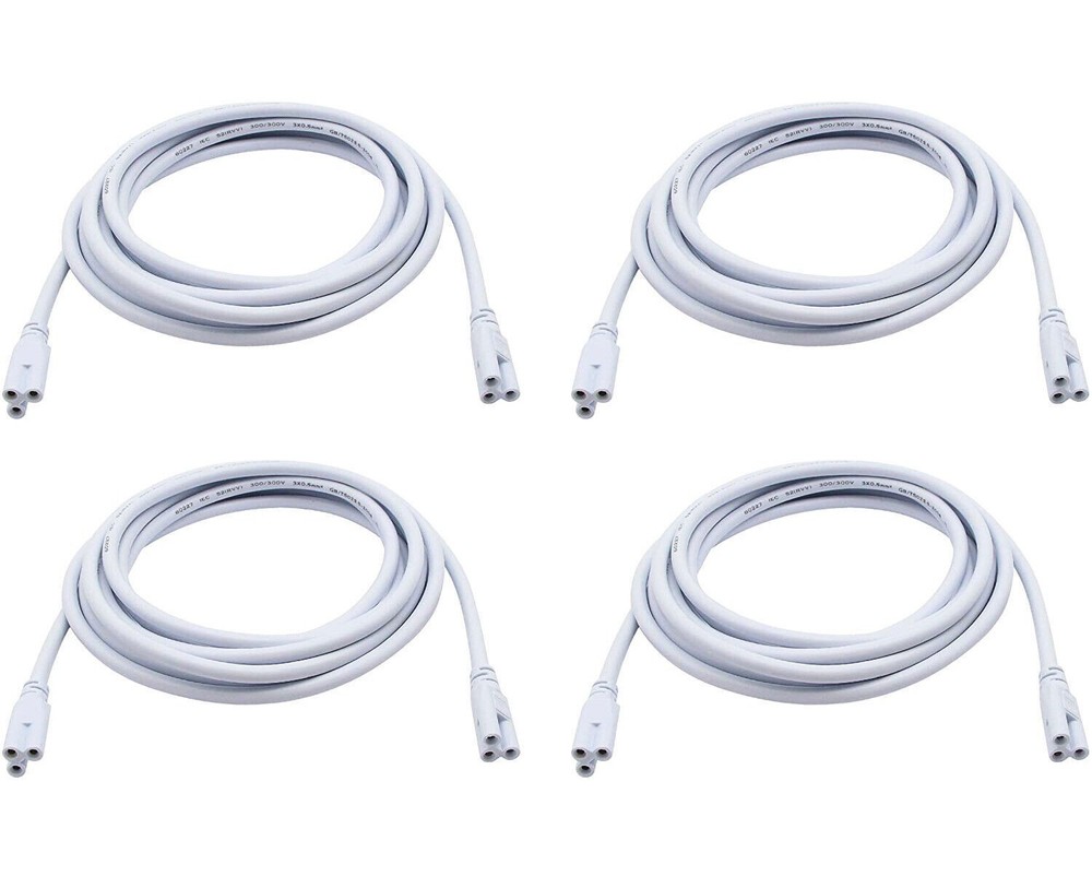 2FT 3FT 4FT 5FT 6FT 10FT Connector Cable Extension Cord 3-Pin T5 T8 Tube Light