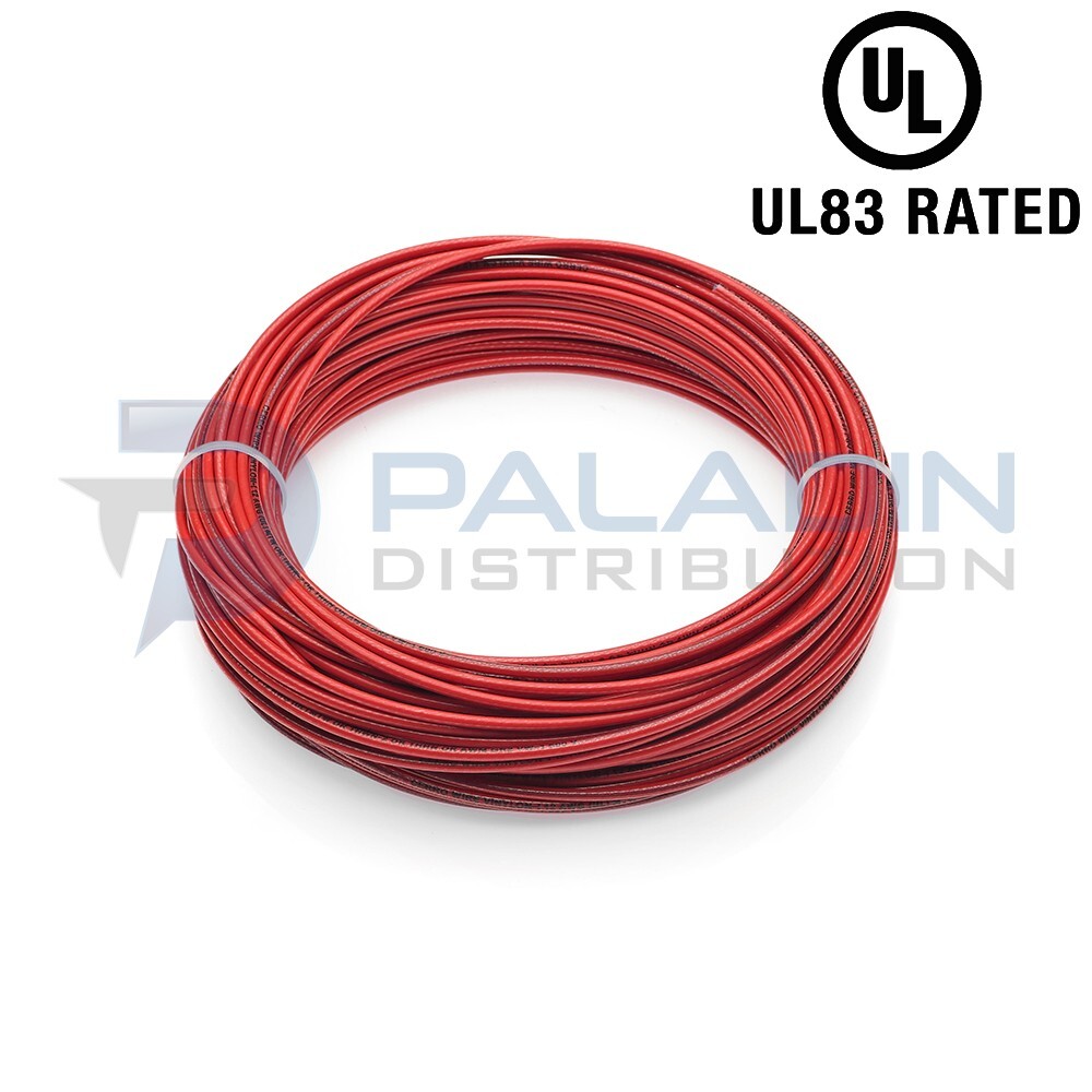 #12 AWG Gauge 600V THHN Stranded Copper Wire UL Listed - Red 100FT gallery