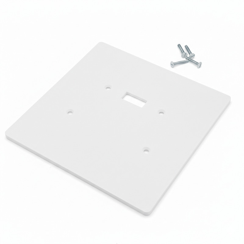 Oversize Combination Wall Plate Blank + Toggle Switch Cover 6x6 Jumbo 2-Gang gallery