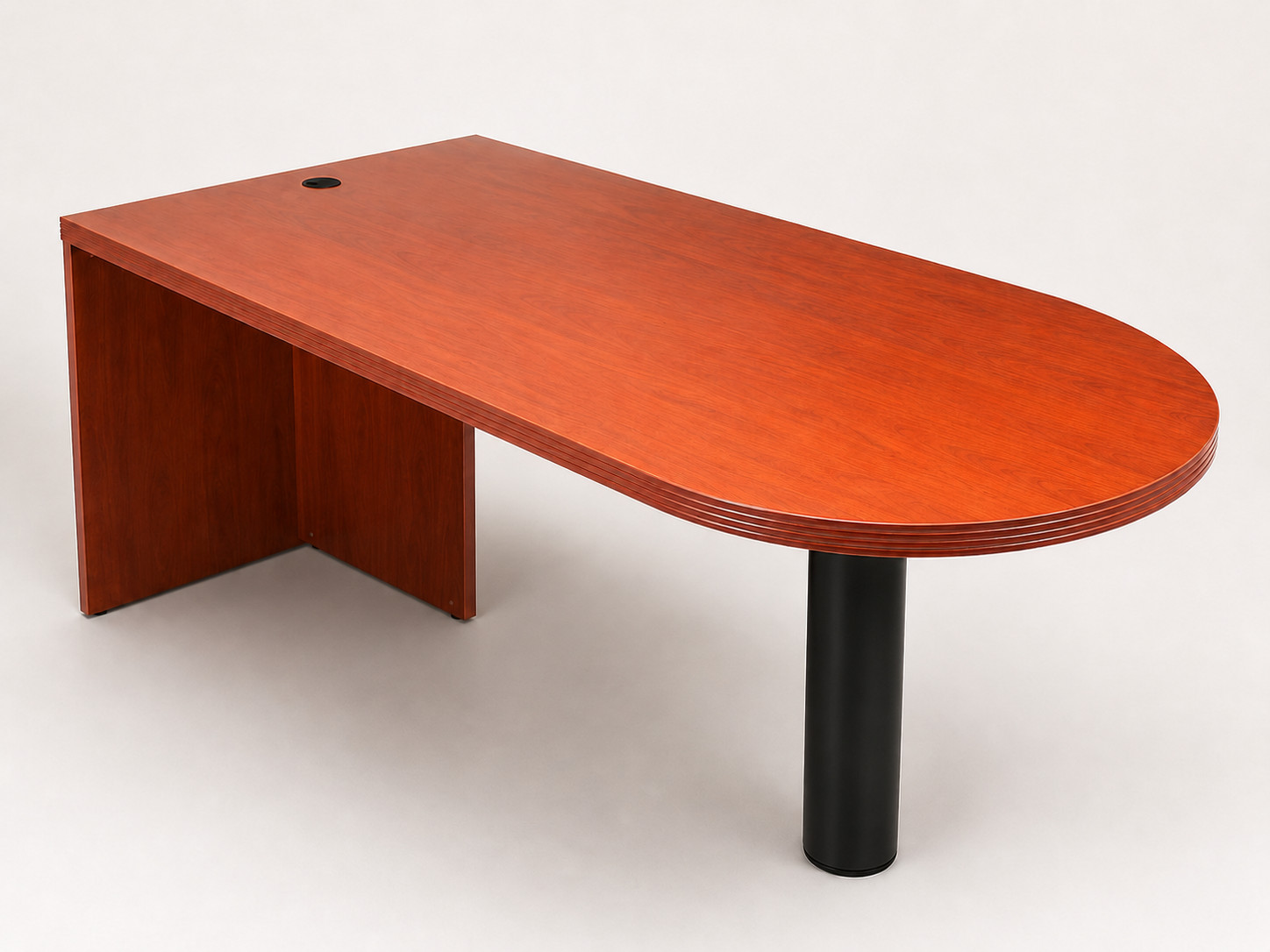 L-Shaped Executive Desk Set – Bourbon Cherry gallery