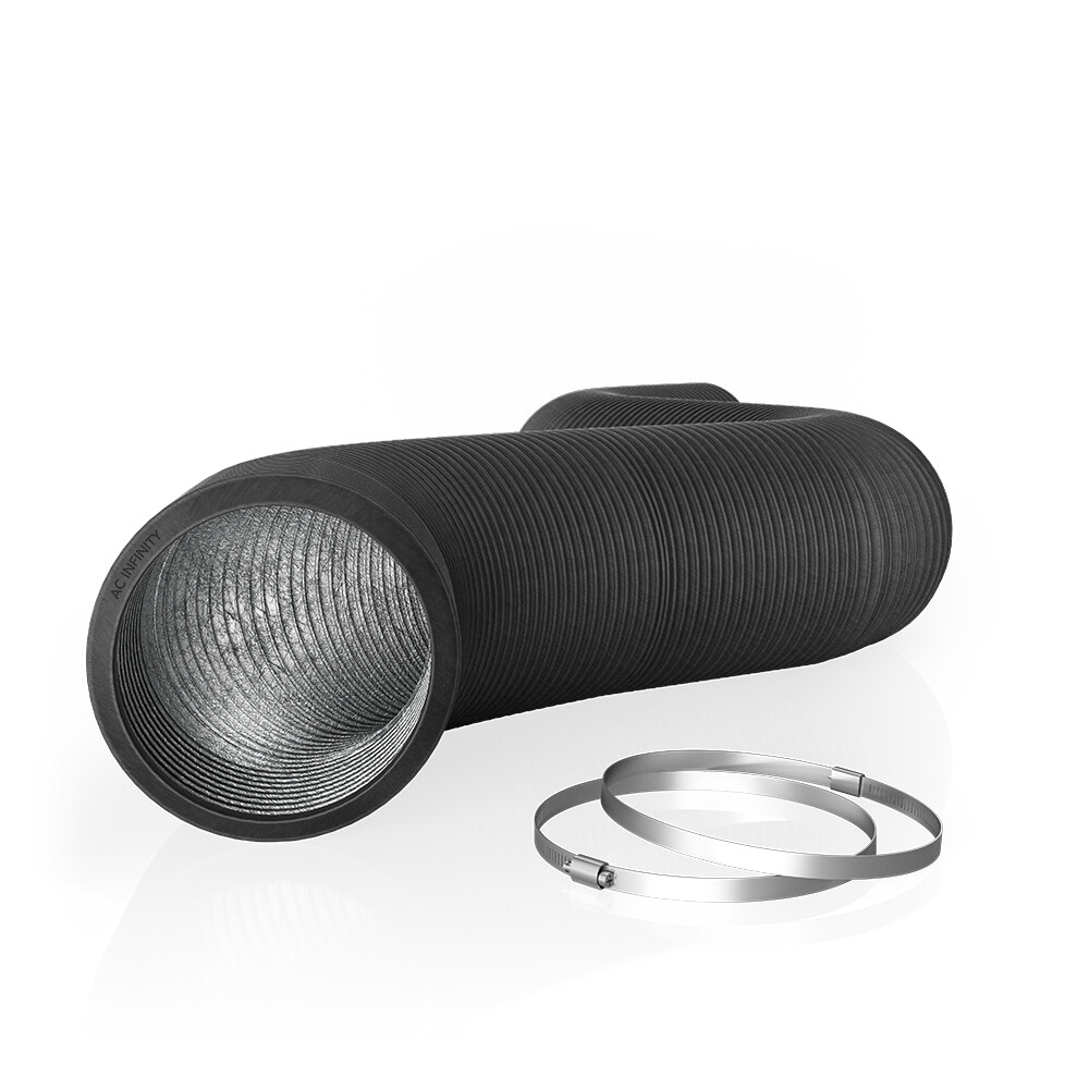 Flexible 10-Inch Four-Layer Aluminium Ducting, 25-Feet Long, Ventilation Exhaust gallery