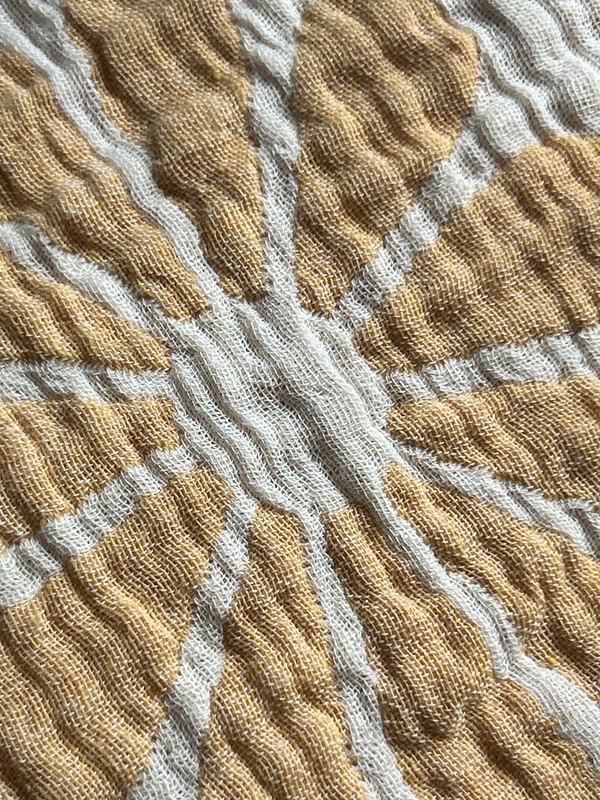 Daisy Woven Throw Blanket 100% Cotton TH Kassatex Sold By Anthropologie 52 X 72 gallery