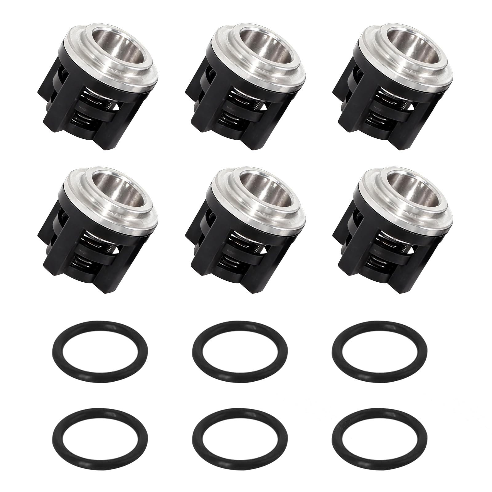 6 Pack Water Pressure Washer Pump Check Valve Kit with O-Rings, Fits 18mm Pumps gallery