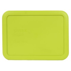 Pyrex 7210-PC Rectangle 3 Cup Storage Lid Cover Edamame Green for Glass Dish