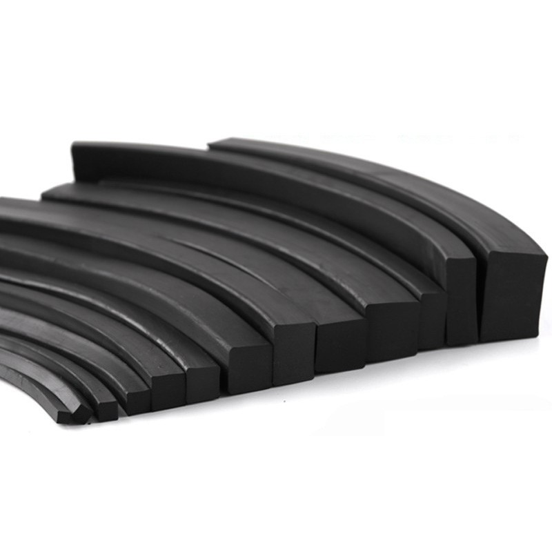 Solid Black Nitrile NBR Rubber Sealing Strip Thick 3/4/5/6/8-30mm Width 4-70mm gallery