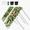 Toriexon Cucumber Trellis for Garden - 2 Pack, 48" L x L x 16" W, Green gallery