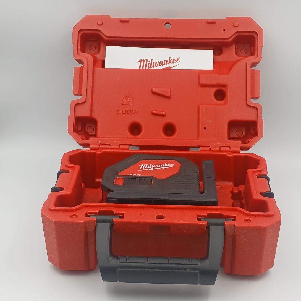Milwaukee 3421 Green Cross Line Self Leveling Laser Level w/ Hard Case gallery