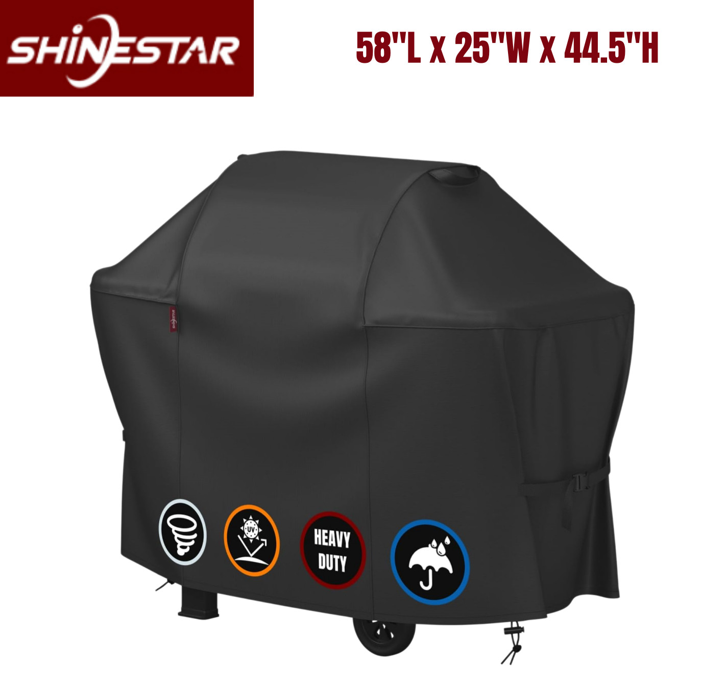 58" Waterproof Grill Cover for Weber Genesis II 310 315 330 335 340, Lightweight gallery
