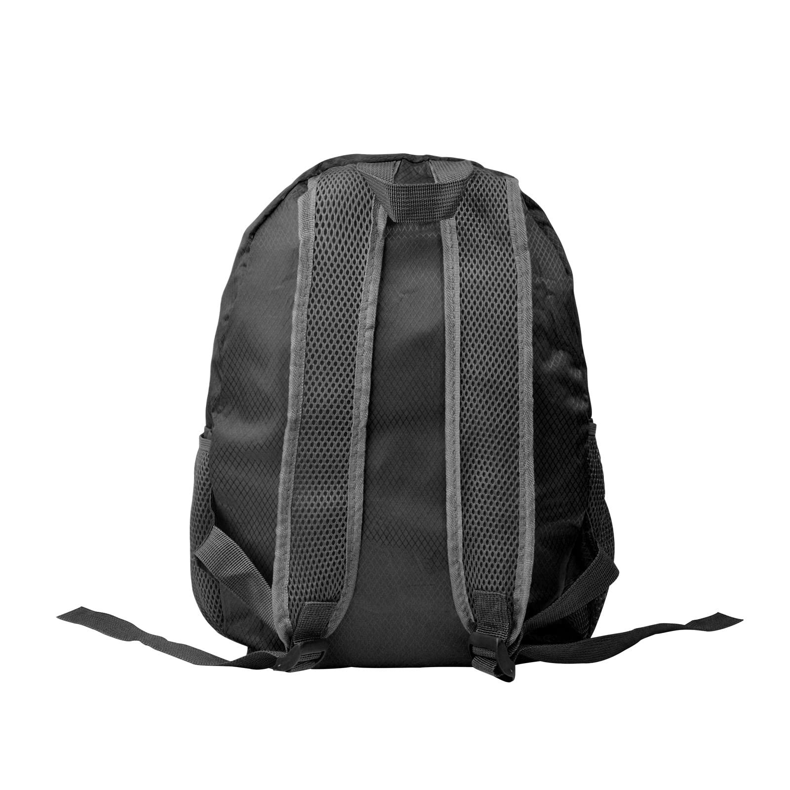 25L Packable Backpack Foldable Ultra Lightweight Water Resistant Black 3