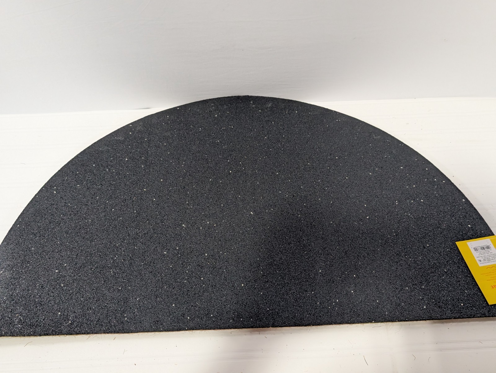 Sun Squad Half-Circle Doormat Hello Sunshine Yellow & Brown Low-Pile 18" x 30" gallery