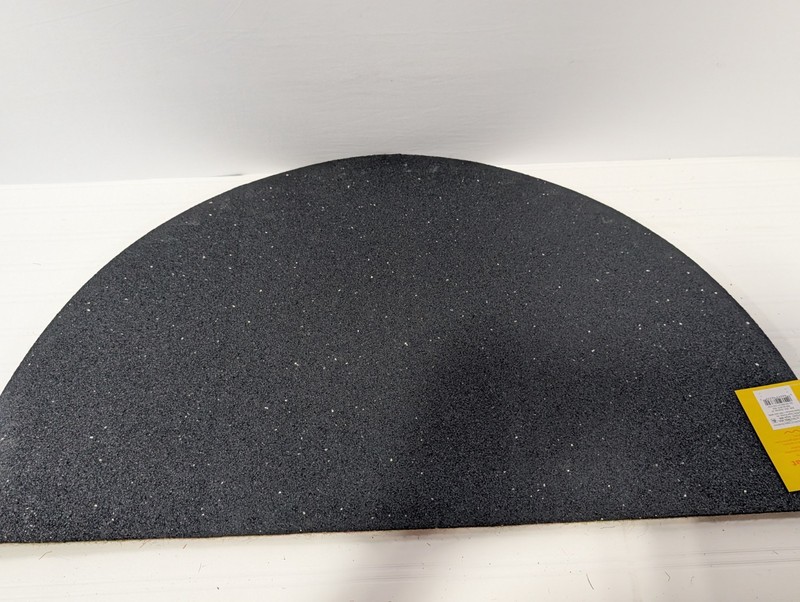 Sun Squad Half-Circle Doormat Hello Sunshine Yellow & Brown Low-Pile 18" x 30" gallery