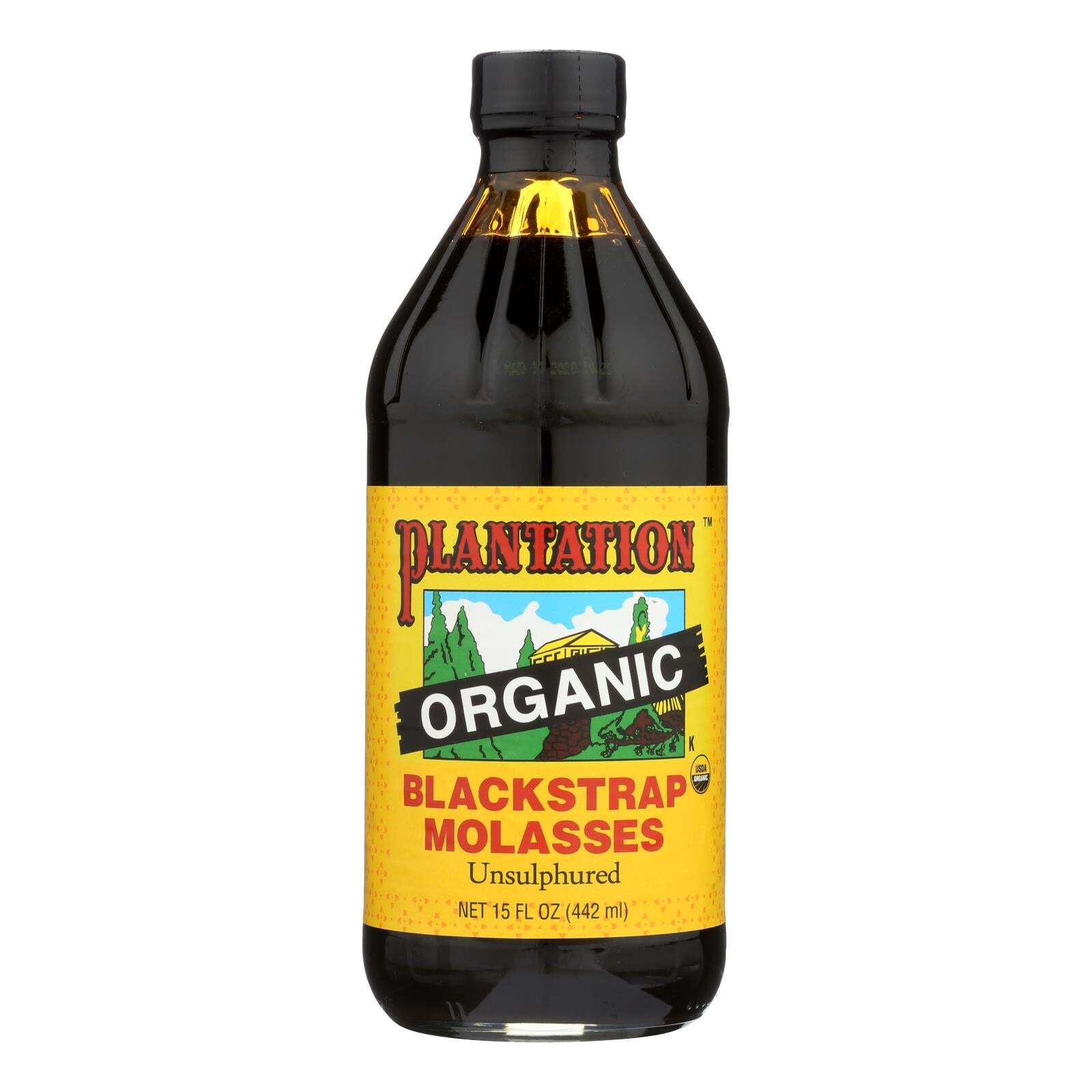 Plantation Organic Blackstrap Molasses Syrup 15 Oz gallery