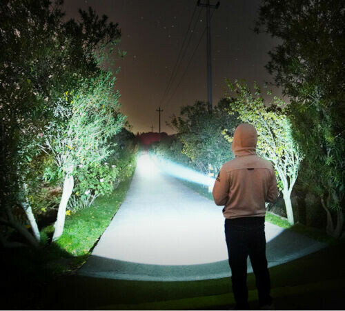 1200000LM LED Flashlight Tactical Light Super Bright Torch USB Rechargeable Lamp gallery