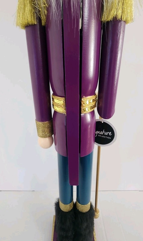 Signature Selection 42" Nutcracker - Purple/Teal/Gold - New! gallery