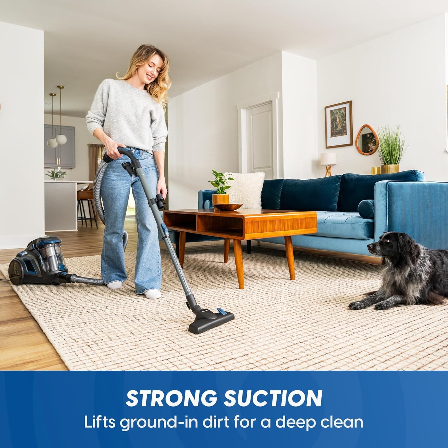 Vacmaster CC0501 Ultra Silent Bagless Canister Vacuum Powerful Cleaner gallery