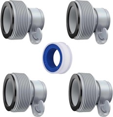 Pool Hose Adapter Type B Conversion for Above Ground Pools Pump – 1.25 Inch to 1
