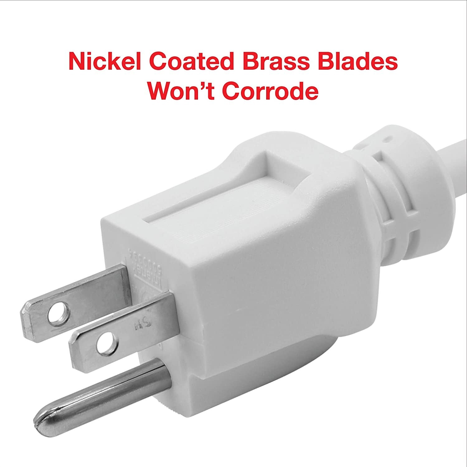 CP 15 ft (2-Pack ) Indoor/Outdoor Extension Cord 16/3 SJTW, White, CP10206X2 gallery