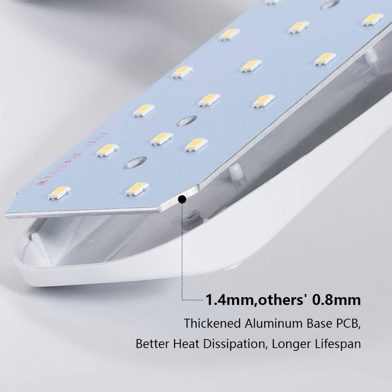 3 PCS LED Garage Light Bulb Deformable Ceiling Fixture Lights E27 Workshop Lamp gallery