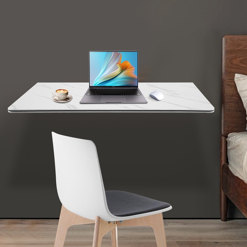 Folding Computer Desk Home Office Study Wall Mount Laptop Table Space Saving gallery
