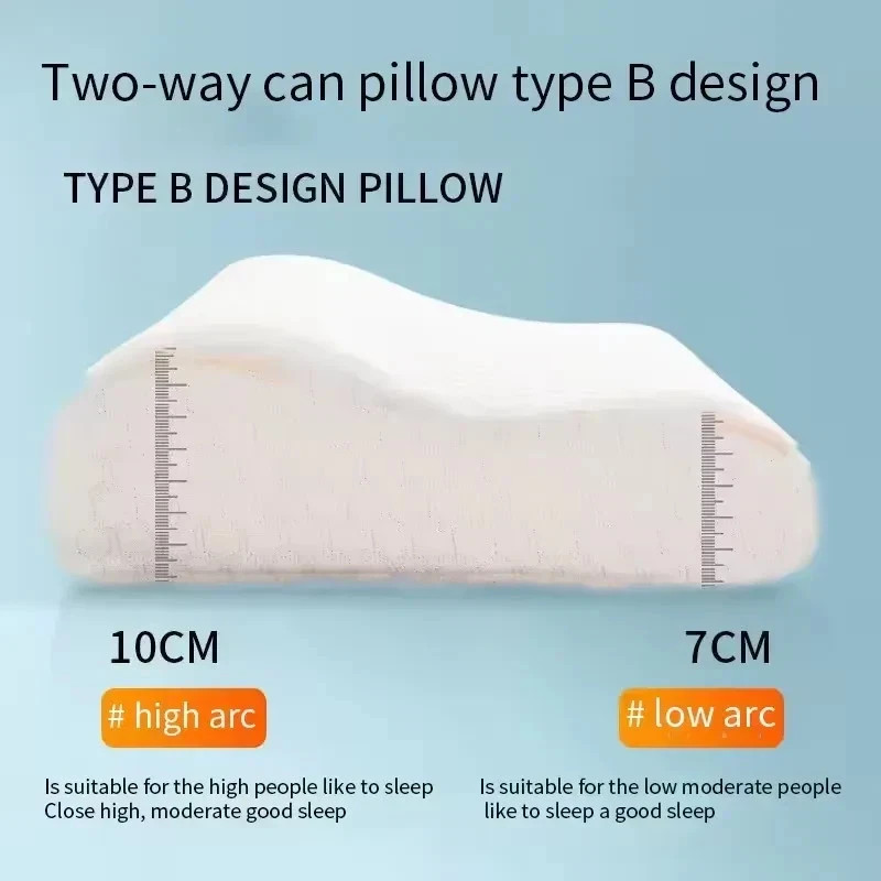 Orthopedic Contour Memory Foam Pillow Cervical Bed Pillow for Pain Relief gallery