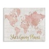 'Going Places Girl's Map', Canvas Art, 40 x 30 Inches, Easy to Hang and Sturd... gallery