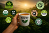 Organic Turmeric, Ginger & Cinnamon - 100 Tea Bags | Plant-Based Pyramid Tea Bag gallery