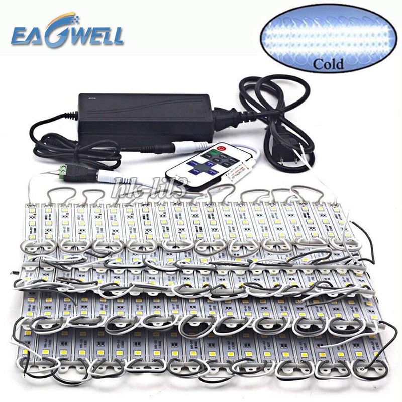 10~100ft 5050 SMD 3 LED Module Light Club Store Front Window Sign Decor Lamp Kit gallery