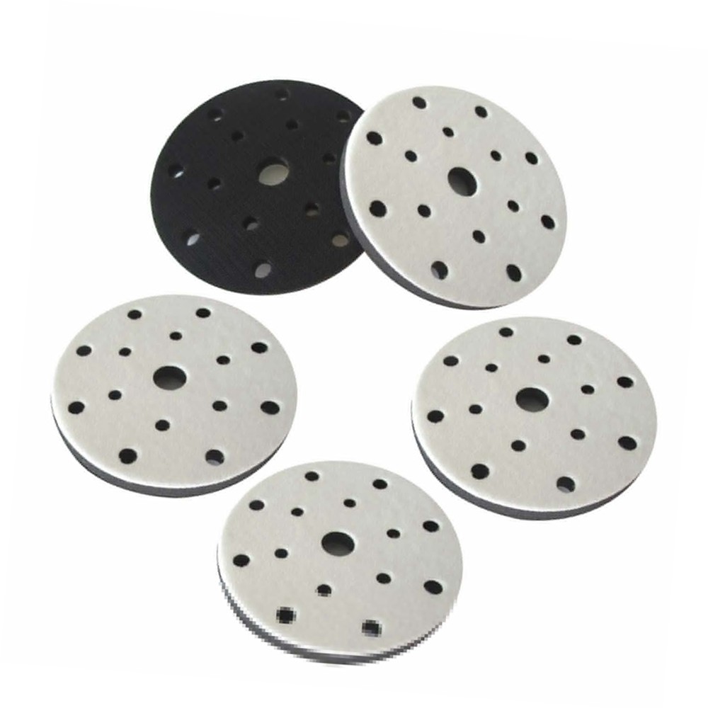 6 inch Hook Loop Soft Foam Interface Sanding Disc Sander Buffer Backing Pad 5PCS gallery
