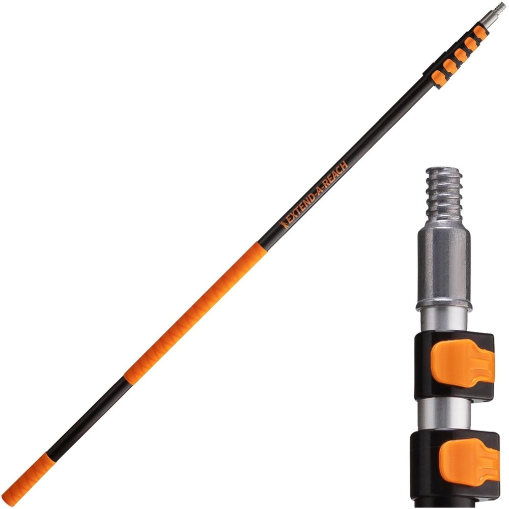 Lightweight 5-24 ft Telescoping Pole - Perfect for & Stability Tasks