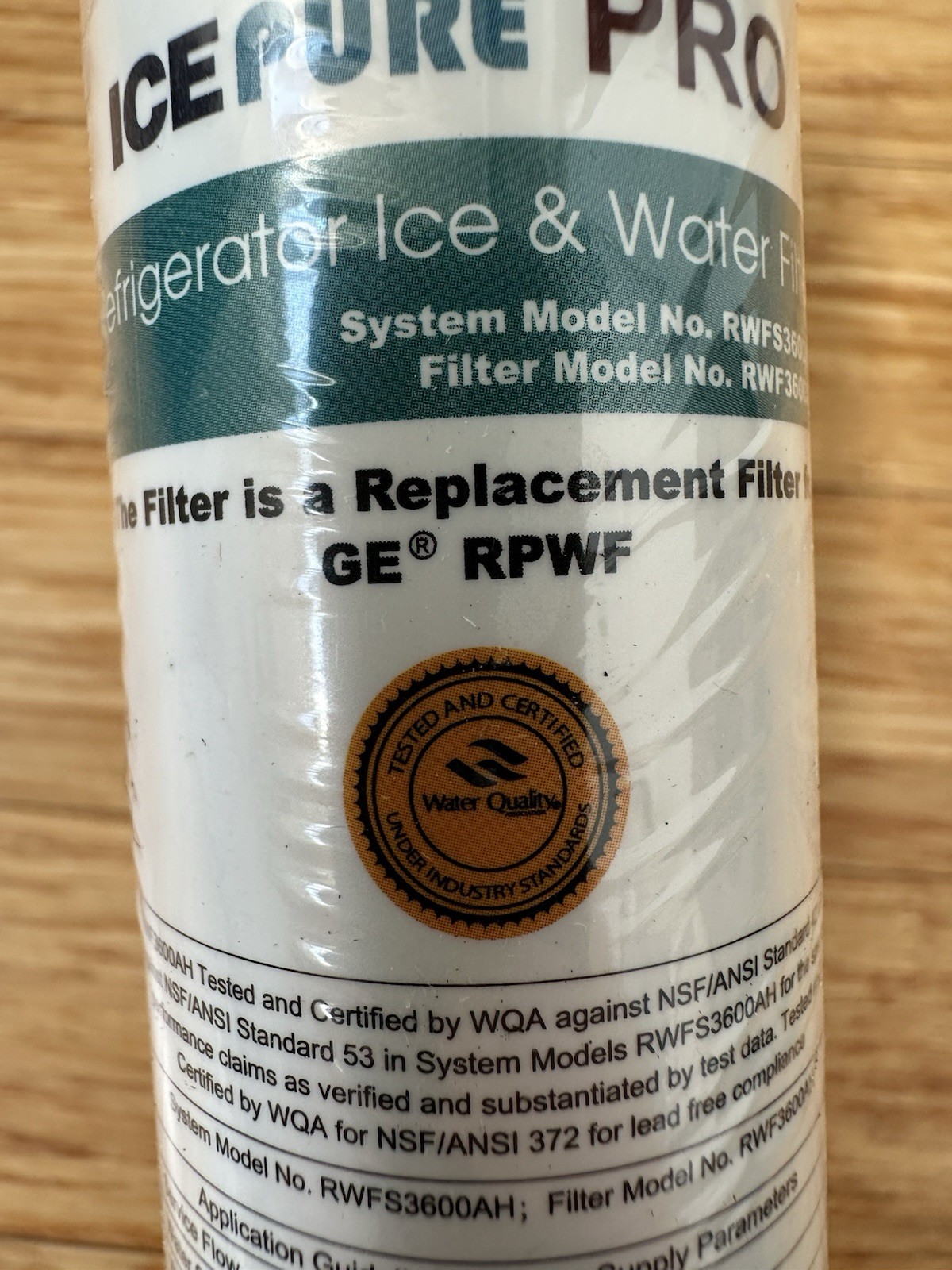 ICEPURE Pro Refrigerator Water Filter Replacement for GE RPWF (NOT RPWFE) NEW gallery