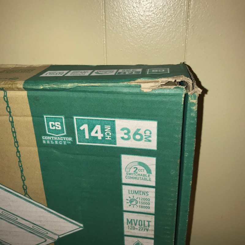 Lithonia Lighting 14" Compact Pro LED High Bay Light 12000/15000/18000-4000/5000 gallery