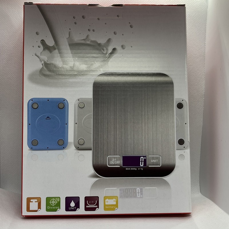 Digital Kitchen Scale 304 Stainless Steel Weigh Up To 11lbs/5kg, 0.1g Accuracy gallery
