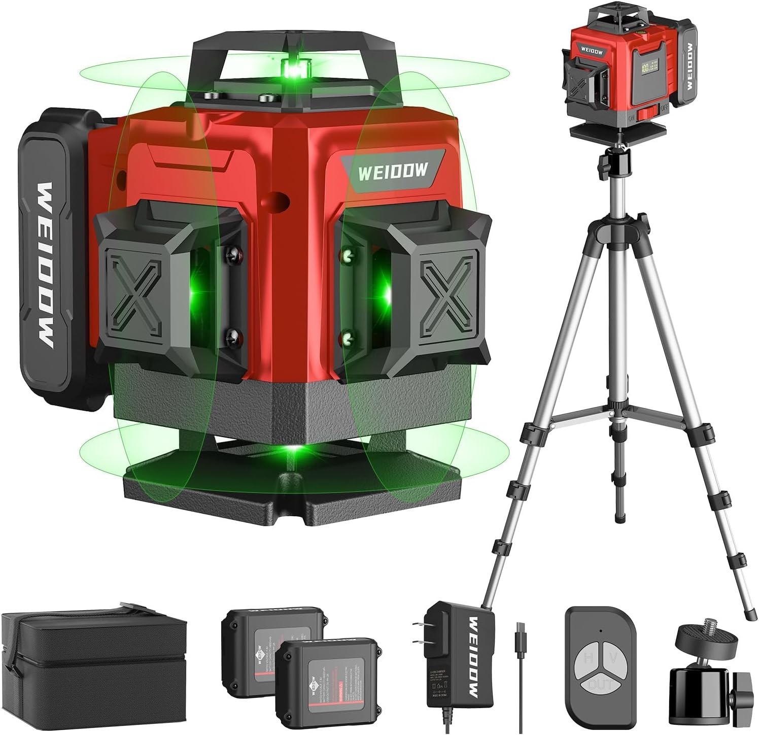 16-line Laser Level 360 Self Leveling with Tripod 4x360° Cross Line Laser gallery
