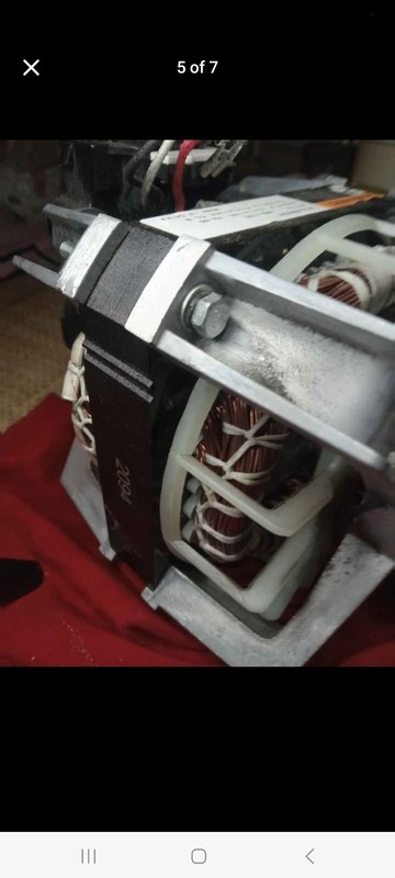 SAMSUNG CLOTHES DRYER MOTOR, FITS SEVERAL SAMSUNG DRYERS OF DIFFERENT MODELS gallery