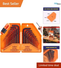 Comprehensive 32-Piece Allen Wrench Set – Inch/Metric with High Leverage Design