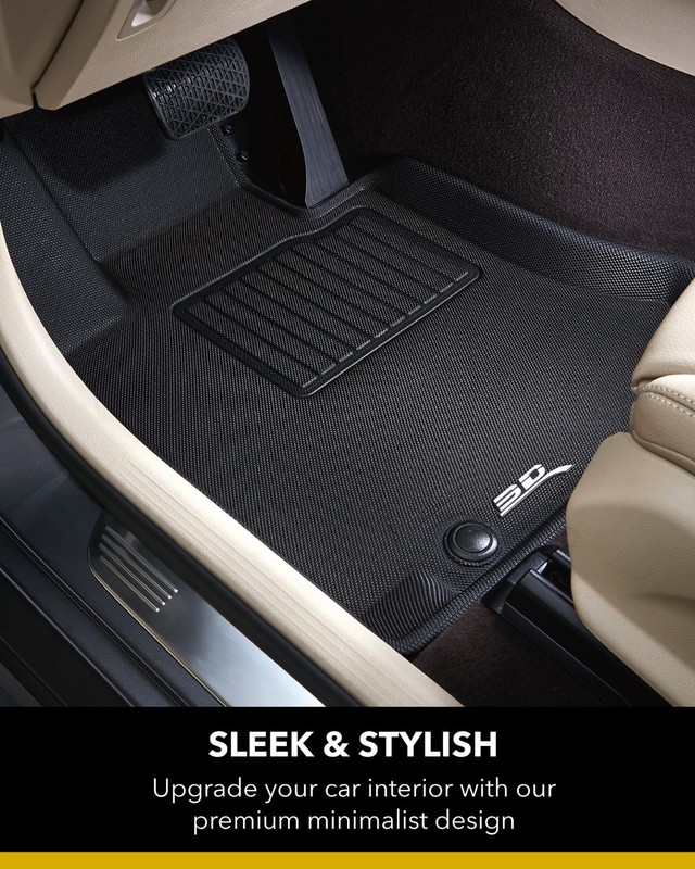 3D MAXpider Second Row Custom Fit All-Weather Floor Mat for Select BMW 3 Seri... gallery