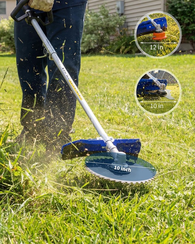 43cc/52cc Gasoline String Trimmer 2-Stroke 3 in 1 Brush Cutter Weed Eater Wacker gallery