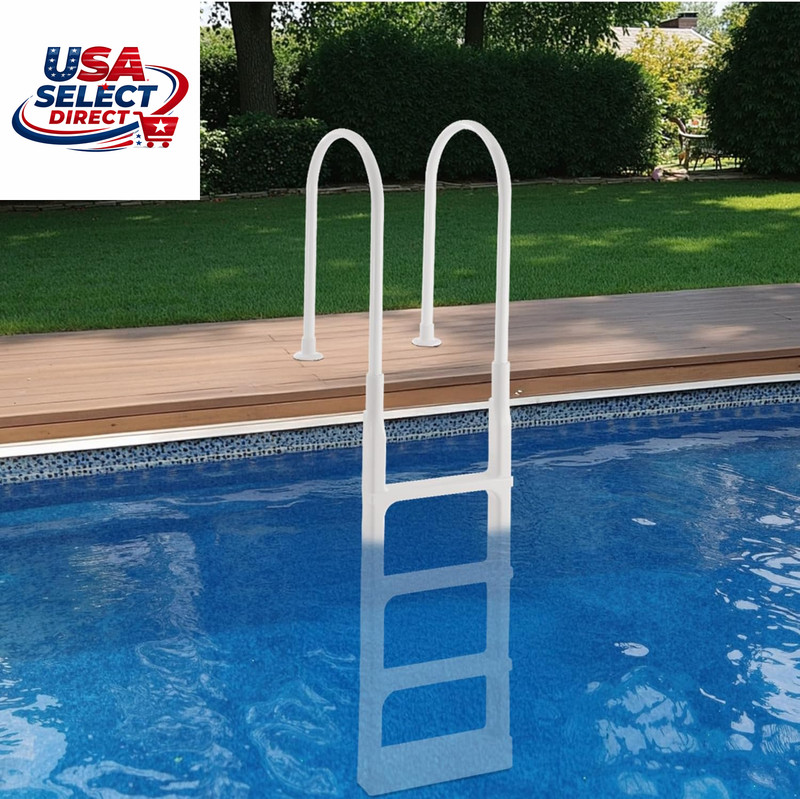 Swimming Pool Ladder, 4-Step Double Handrails Stair, Non-Slip Thickened Heavy Du gallery