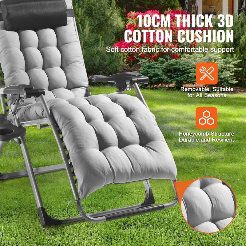 Zero Gravity Chair, 26 inch Zero Gravity Recliner Lounge Chair for Indoor and gallery