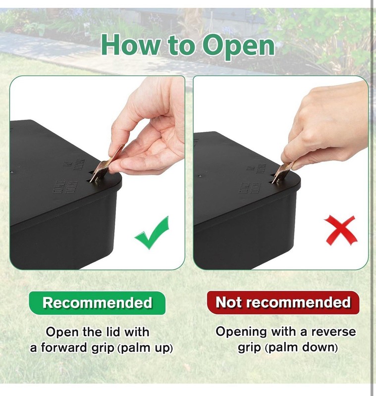 Rat Station Box with Keys, 2 Pack – Safe for Kids/Pets, Reusable, Indoor/Outdoor gallery