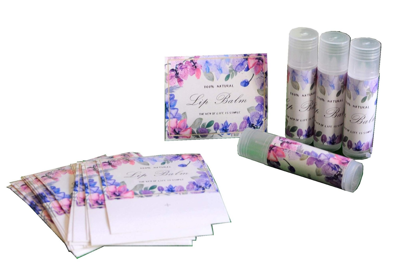Assorted T5 50pcs Lip Balm Labels - Paper Stickers for Lip Balm Containers gallery